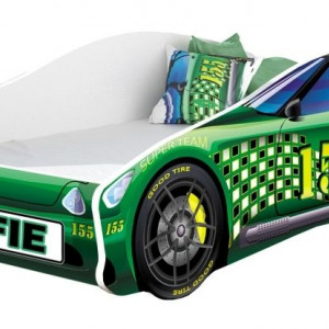 Pat Tineret MyKids Race Car 04 Green-160x80