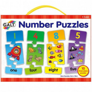 Puzzle cu numere (3 piese)