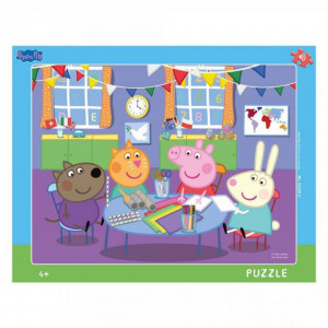 Puzzle cu rama - Purcelusa Peppa (40 piese)