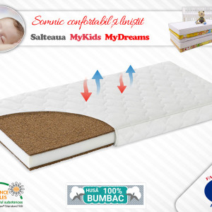 Saltea Fibra Cocos MyKids MyDreams II 127x63x8 (cm)
