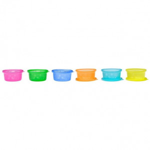Set 6 boluri cu capac pentru alimente 0+ Nip 37063