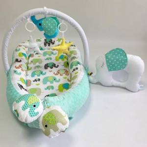Babynest Plush MyKids 0154 Elephant Blue
