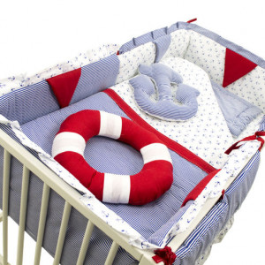 Lenjerie MyKids Ocean 9 Piese 120x60 cm