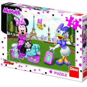 Puzzle - Minnie si Daisy (24 piese)