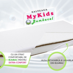 Saltea Fibra Cocos MyKids Bumbacel 120x60x10 (cm)