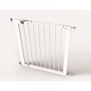 Poarta de siguranta Noma Easy Fit, presiune, 75-82 cm, metal alb, N93439