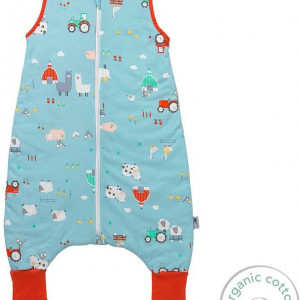 Sac de dormit cu picioruse si talpa antiderapanta Farmyard 90 cm + manseta 1.0 Tog