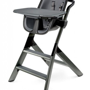 Scaun de masa 4moms Black-Grey+Set Farfurii si tacamuri