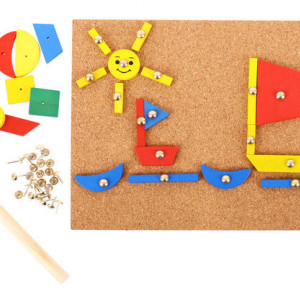 Set de creatie - Forme din lemn