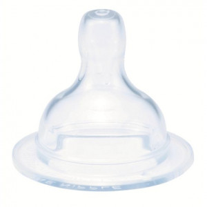 Set tetina de silicon cu flux rapid, 2 buc BebeduE 57029