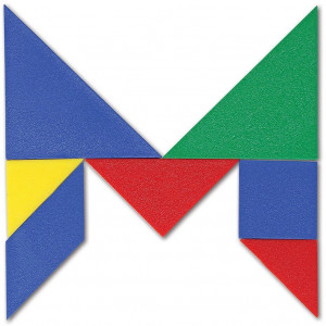 Tangram in 4 culori