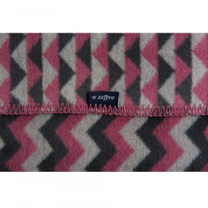 Paturica bebelusi Bumbac Zigzag 75x100 Womar Zaffiro AN-KBZ-01