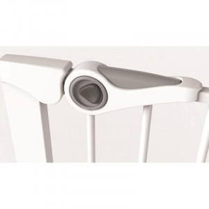 Poarta de siguranta Noma Easy Fit, presiune, 75-82 cm, metal alb, N93439