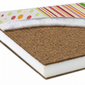Saltea Fibra Cocos MyKids Economy II Color Diverse Modele 120x60x6 (cm)