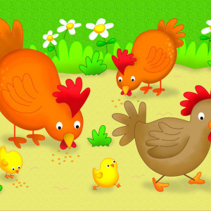 Set 4 puzzle-uri Animale de la ferma (4, 6, 8, 12 piese)
