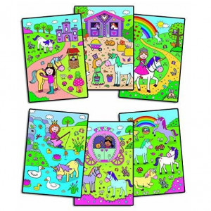 Water Magic: Carte de colorat Unicorni
