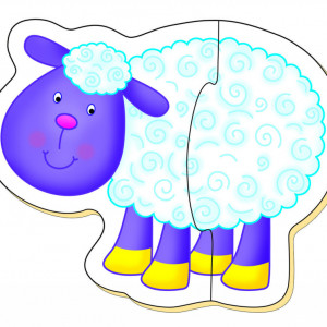 Baby Puzzle: Ferma (2 piese)