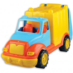 Camion pentru gunoi 48 cm cu 38 piese constructie Ucar Toys UC86