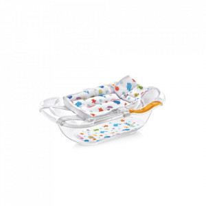 Hamac din spuma pentru cadita Ocean Baby (Culoare: Alb)