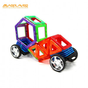 Joc de constructie magnetic - 118 piese