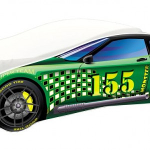 Pat Tineret MyKids Race Car 04 Green-140x70