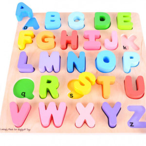 Puzzle colorat - alfabet