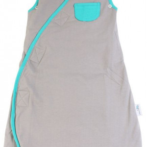 Sac de dormit multifunctional Grey Turquoise Elephant Travel 18-36 luni 2.5 Tog