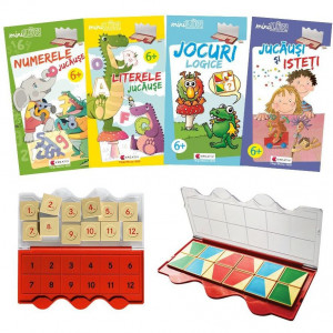 Set joc educativ LUK, varsta 6 ani, Matematica, limba romana, logica si creativitate Editura Kreativ EK6152