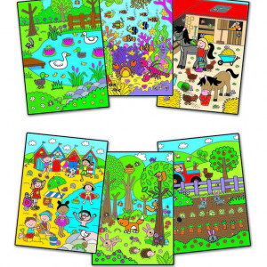 Water Magic: Carte de colorat Who's Hiding?