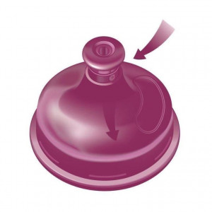 Cana Kids Cup Girl PP 330 ml, antipicurare, cu clip de prindere ,18+ luni, nip 35052