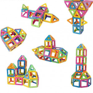 Joc de constructie magnetic - 45 piese