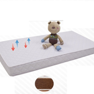 Saltea MyKids Fibra De Cocos Integral 140x70x8 Husa Microfibra Matlasata