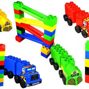 Set de constructie gigant Car Race