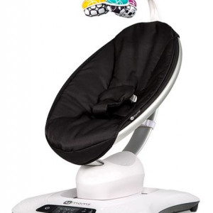 Fotoliu Balansoar Bebelusi 4MOMS MamaRoo 4.0 Classic Negru