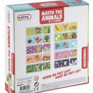 Joc de potrivire - Invat animalutele
