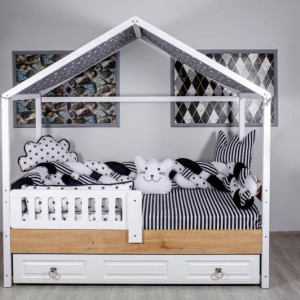 Lenjerie MyKids Montessori 7 Piese PS109 95x195 cm