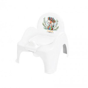 Olita muzicala tip scaunel Tega W&F Little Fox White-Green