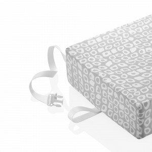 Pernuta inaltator 32x32 cm pentru scaun de masa (Culoare: Gri)