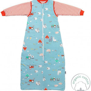 Sac de dormit cu maneca lunga detasabila Farmyard 130 cm 2.5 Tog