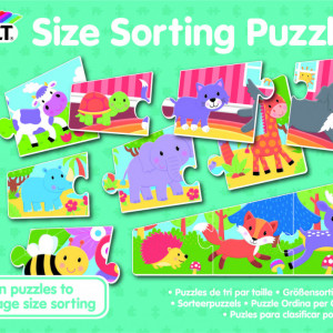 Set 6 puzzle - Animalute jucause (3 piese)