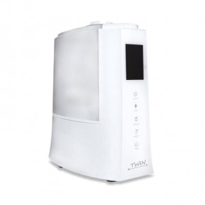 Umidificator cu ionizare si difuzor arome TWIN alb, Airbi BI3222