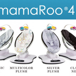 Fotoliu Balansoar Bebelusi 4MOMS MamaRoo 4.0 Plush Multicolor