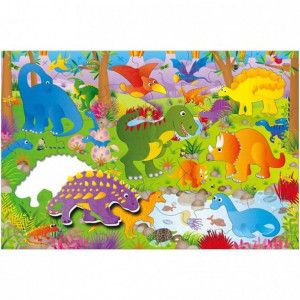 Puzzle Podea: Dinozauri (30 piese)