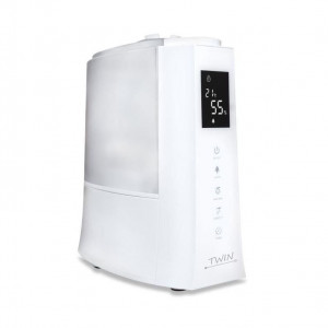 Umidificator cu ionizare si difuzor arome TWIN alb, Airbi BI3222