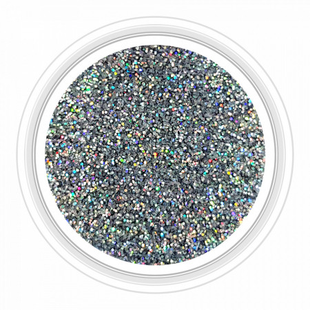 Sclipici Metalizat Unghii Silver Rainbow No 06