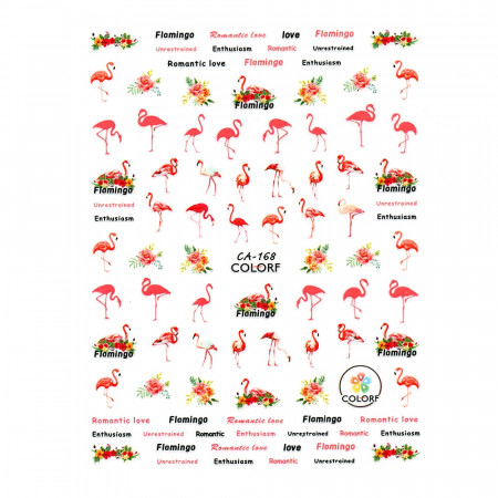 Abtibilde Unghii Model CA168 Flamingo Lollipop