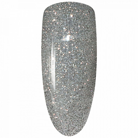 Oja Semipermanenta Disco Aurora Secret 15ml, Culoare Argintiu, No. 01, Cantitate 15ml
