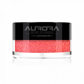 Sclipici Unghii cu Efect de Sirena Coral Pink No 2