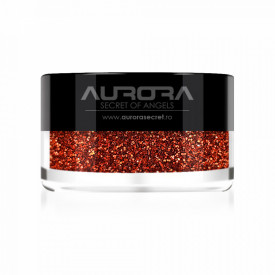 Sclipici Metalizat Unghii Rusty Red No 36