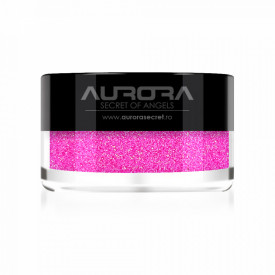 Sclipici Unghii Fin Hot Pink No 17